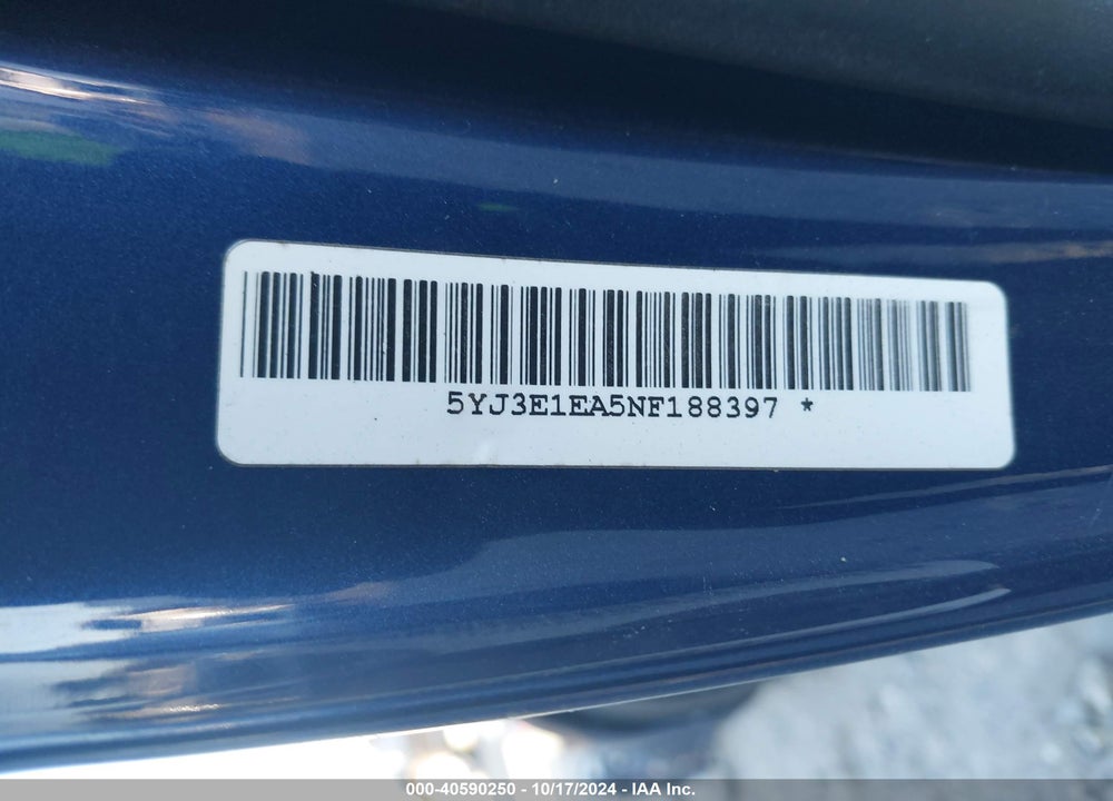 2022 TESLA MODEL 3 REAR-WHEEL DRIVE VIN: 5YJ3E1EA5NF188397