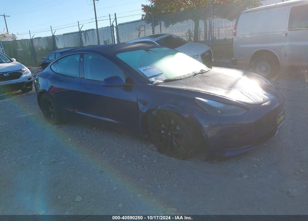 2022 TESLA MODEL 3 REAR-WHEEL DRIVE VIN: 5YJ3E1EA5NF188397