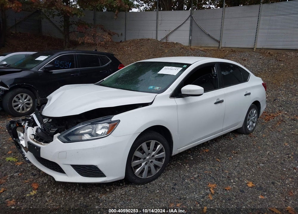 2017 NISSAN SENTRA SV VIN: 3N1AB7AP1HY359865