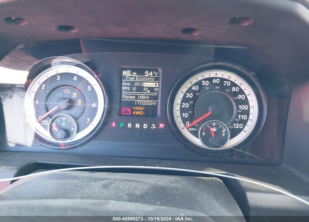 2014 RAM 1500 BIG HORN VIN: 1C6RR7LT5ES380774