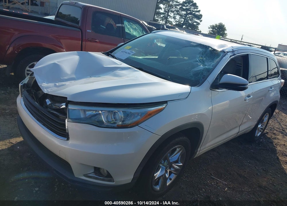 2014 TOYOTA HIGHLANDER LIMITED V6 VIN: 5TDYKRFH5ES031327