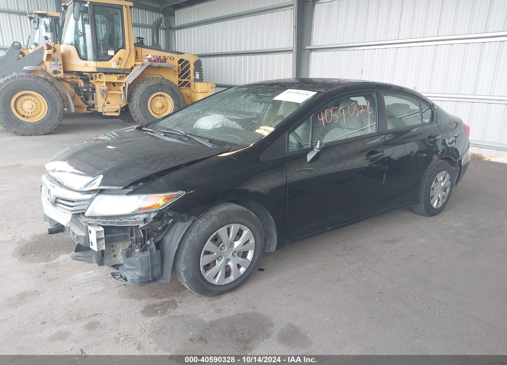 2012 HONDA CIVIC LX VIN: 19XFB2F53CE094180