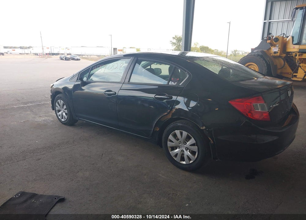 2012 HONDA CIVIC LX VIN: 19XFB2F53CE094180