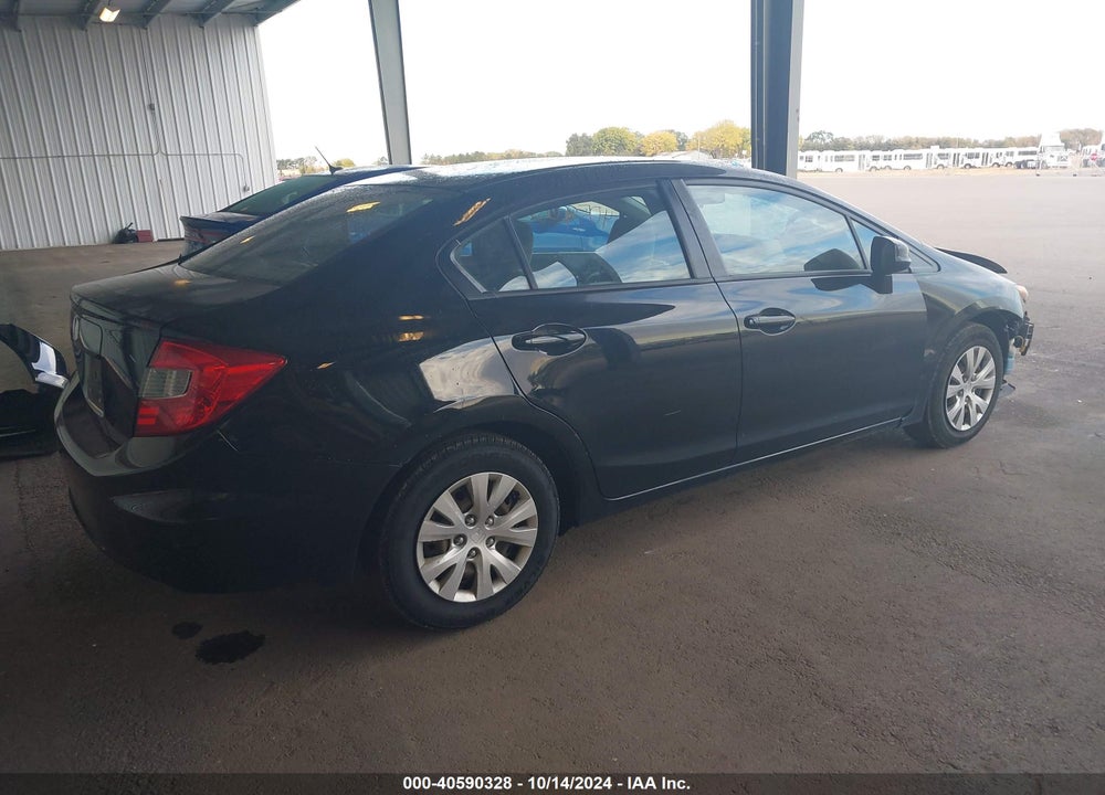 2012 HONDA CIVIC LX VIN: 19XFB2F53CE094180