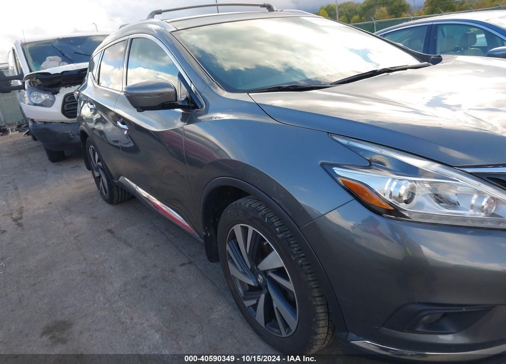 2017 NISSAN MURANO PLATINUM VIN: 5N1AZ2MH4HN116513