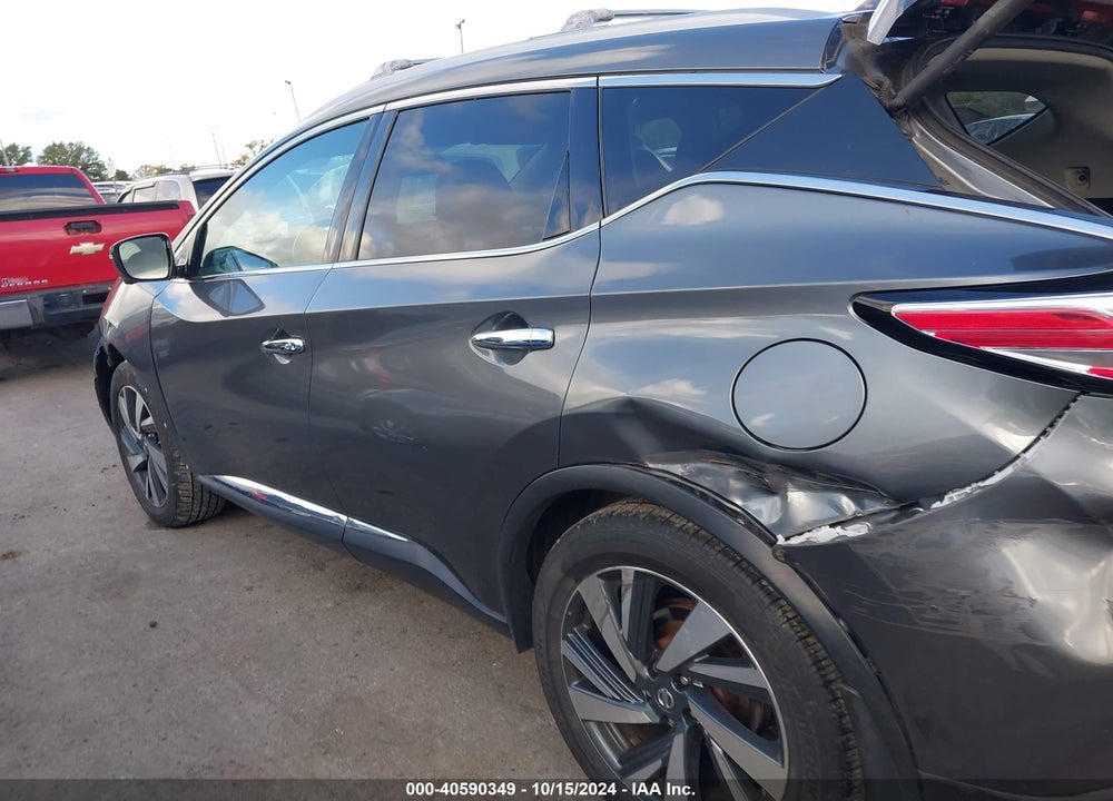 2017 NISSAN MURANO PLATINUM VIN: 5N1AZ2MH4HN116513
