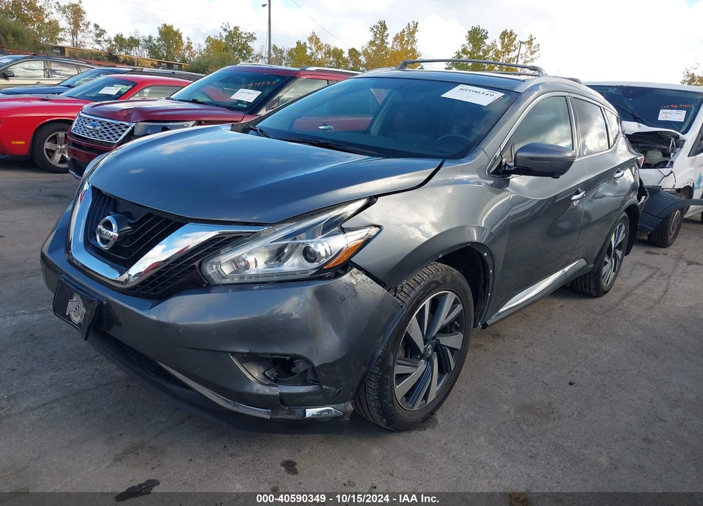 2017 NISSAN MURANO PLATINUM VIN: 5N1AZ2MH4HN116513
