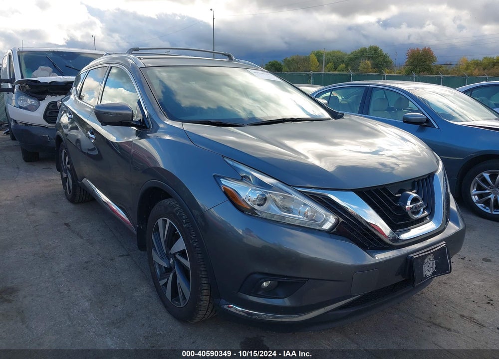 2017 NISSAN MURANO PLATINUM VIN: 5N1AZ2MH4HN116513