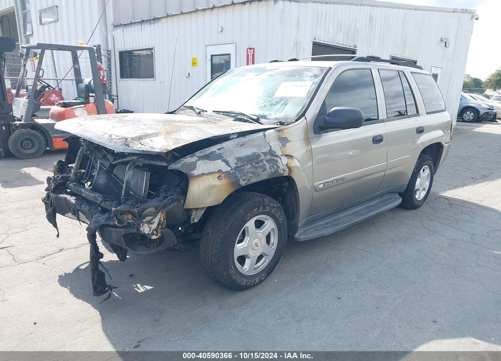2002 CHEVROLET TRAILBLAZER LS VIN: 1GNDS13S222272496