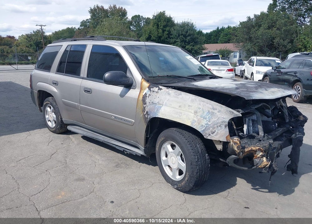 2002 CHEVROLET TRAILBLAZER LS VIN: 1GNDS13S222272496