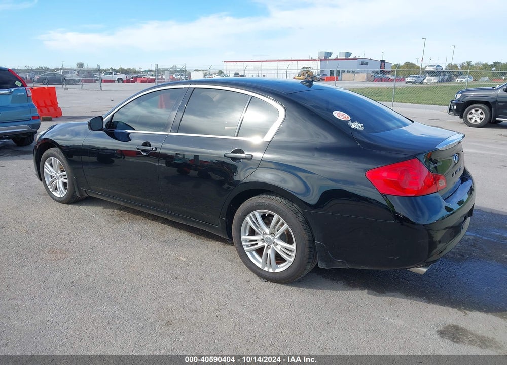 2011 INFINITI G25X VIN: JN1DV6AR3BM650992