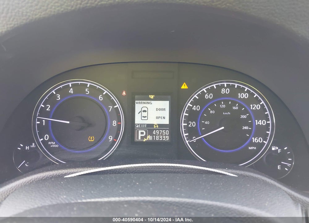 2011 INFINITI G25X VIN: JN1DV6AR3BM650992