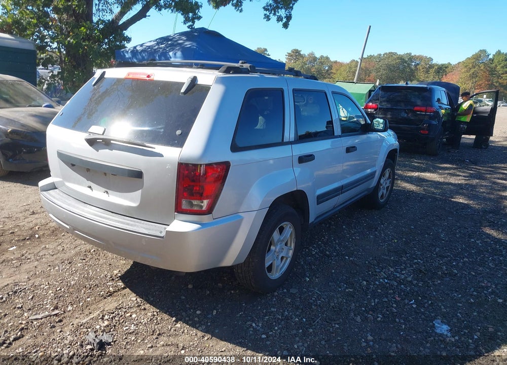 2005 JEEP GRAND CHEROKEE LAREDO VIN: 1J4GR48K45C592438