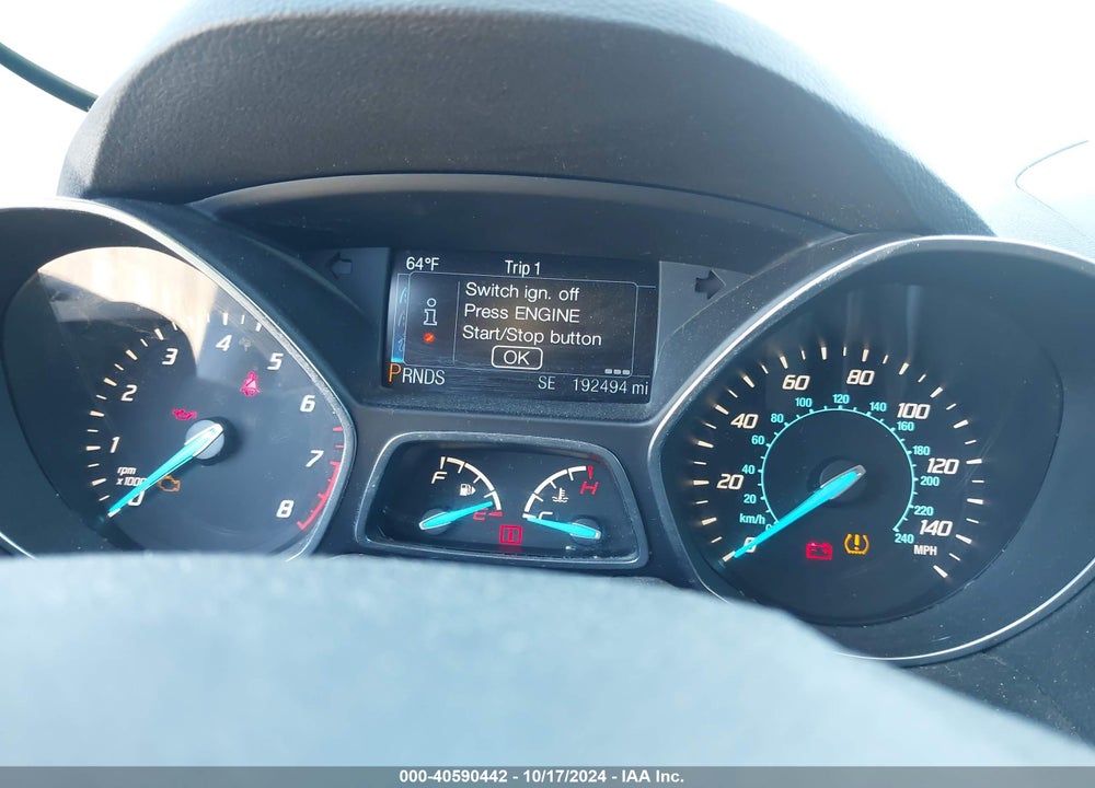 2013 FORD ESCAPE SEL VIN: 1FMCU0H99DUC78300