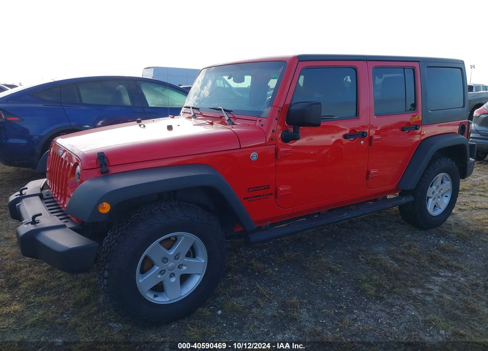 2016 JEEP WRANGLER UNLIMITED SPORT VIN: 1C4BJWDG1GL219686