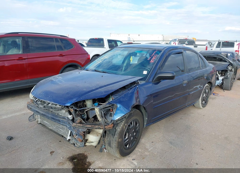 2005 HONDA CIVIC LX VIN: 2HGES16545H536334