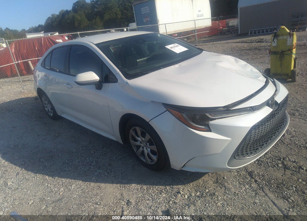 2020 TOYOTA COROLLA LE VIN: 5YFEPRAE5LP109337