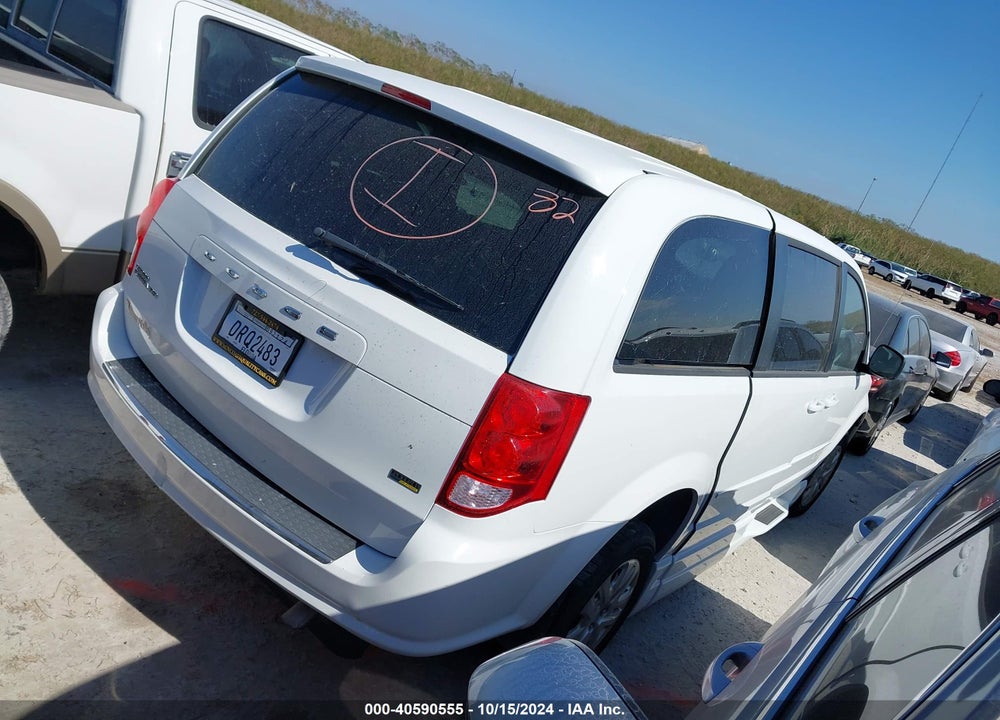 2016 DODGE GRAND CARAVAN SE VIN: 2C7WDGBG7GR322638