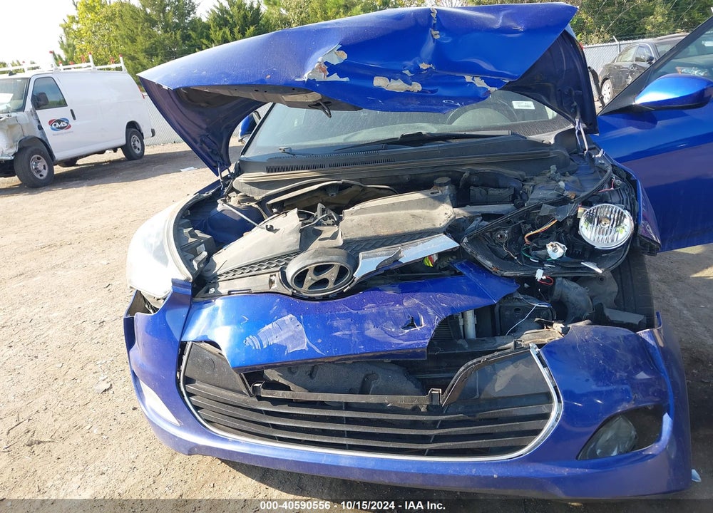 2013 HYUNDAI VELOSTER BASE W/BLACK VIN: KMHTC6AD5DU117978