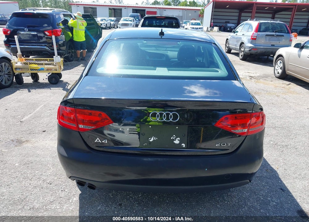 2010 AUDI A4 2.0T PREMIUM VIN: WAUAFAFL8AN003501