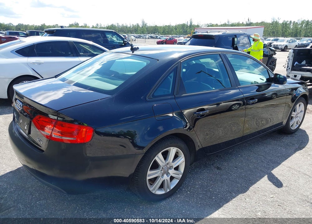 2010 AUDI A4 2.0T PREMIUM VIN: WAUAFAFL8AN003501