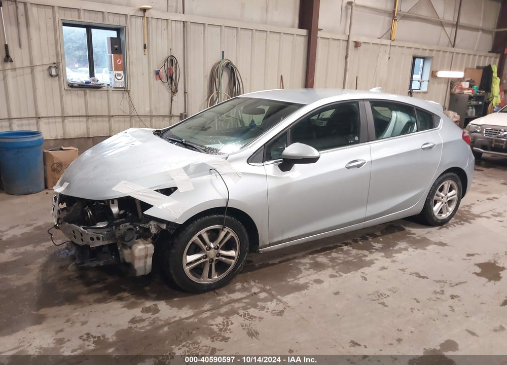 2017 CHEVROLET CRUZE LT AUTO VIN: 3G1BE6SM8HS587333