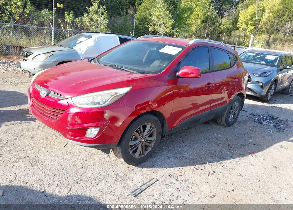 2014 HYUNDAI TUCSON SE VIN: KM8JU3AG6EU844805