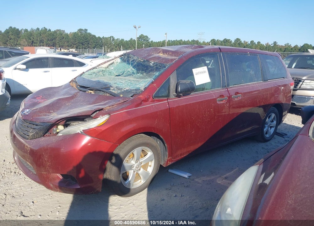 2011 TOYOTA SIENNA VIN: 5TDZK3DC7BS084244
