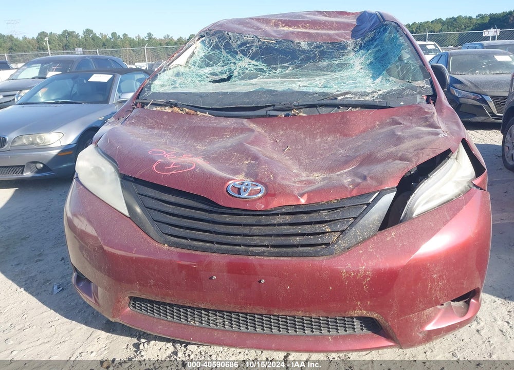 2011 TOYOTA SIENNA VIN: 5TDZK3DC7BS084244
