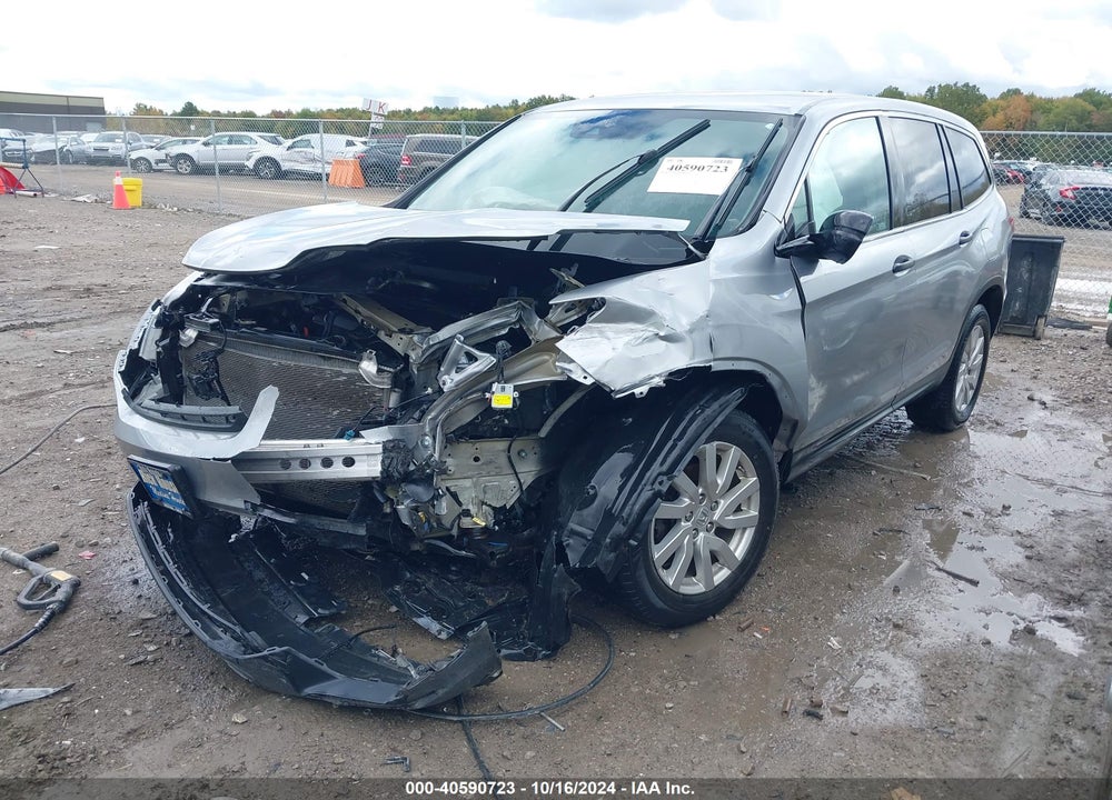 2019 HONDA PILOT LX VIN: 5FNYF6H17KB093282