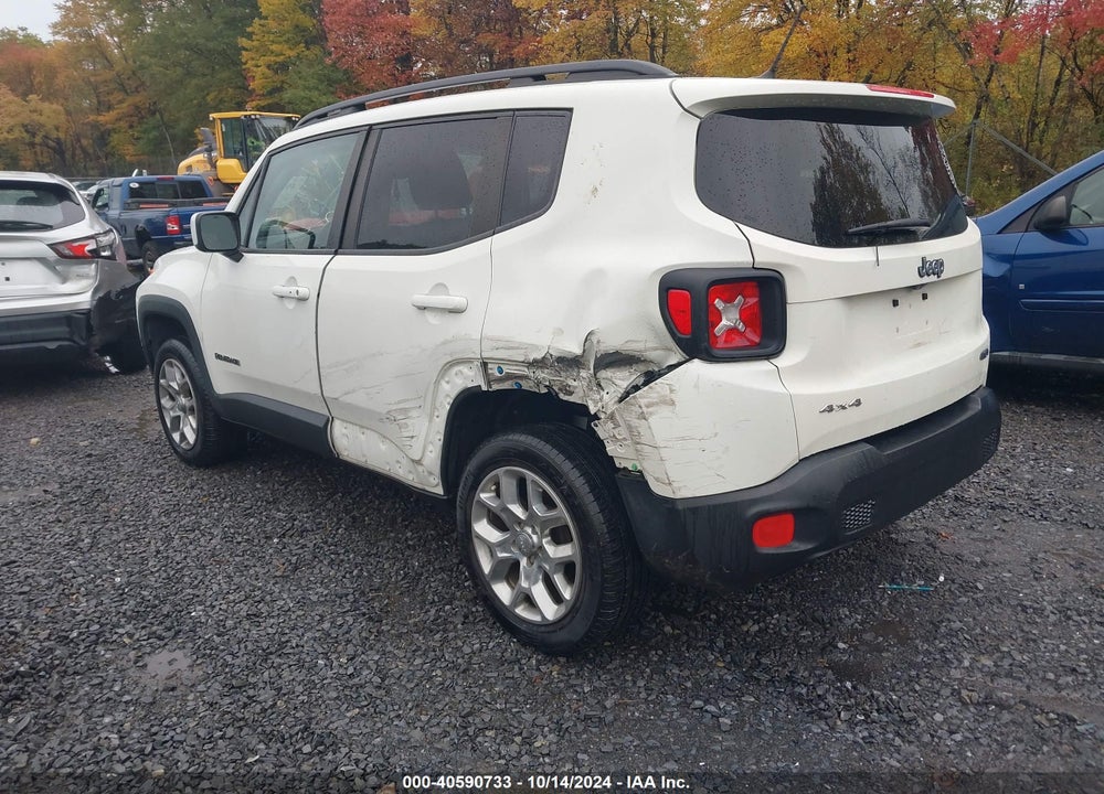 2017 JEEP RENEGADE LATITUDE 4X4 VIN: ZACCJBBB3HPE48548