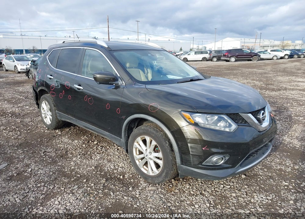 2016 NISSAN ROGUE SV VIN: JN8AT2MV9GW154179