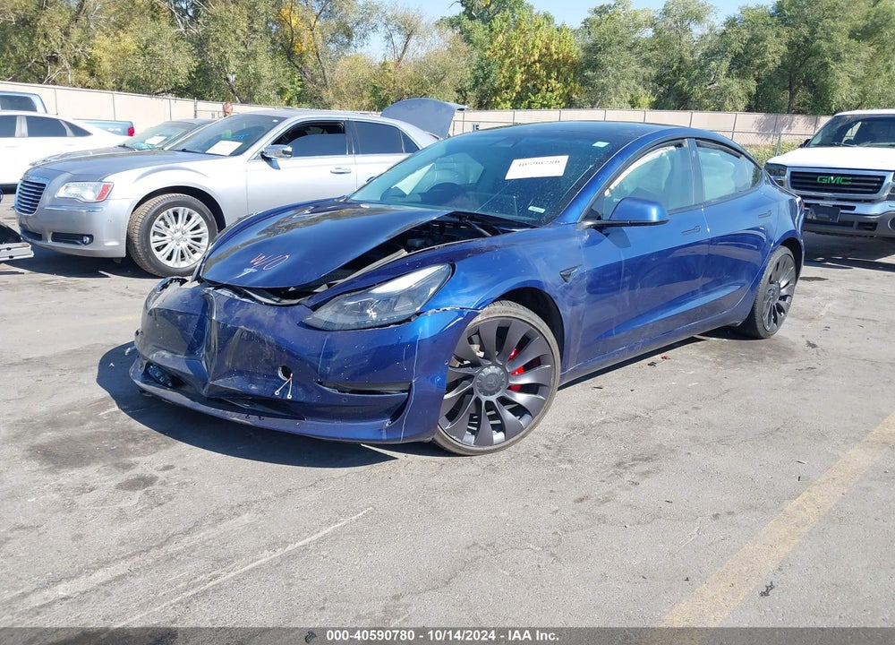 2021 TESLA MODEL 3 PERFORMANCE DUAL MOTOR ALL-WHEEL DRIVE VIN: 5YJ3E1EC1MF984872