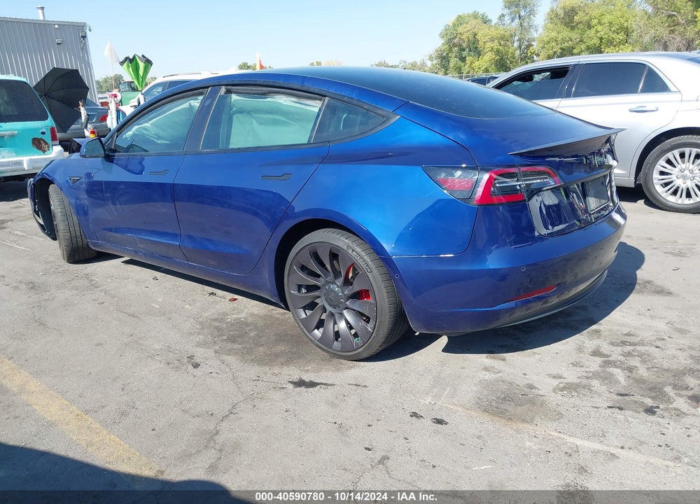 2021 TESLA MODEL 3 PERFORMANCE DUAL MOTOR ALL-WHEEL DRIVE VIN: 5YJ3E1EC1MF984872