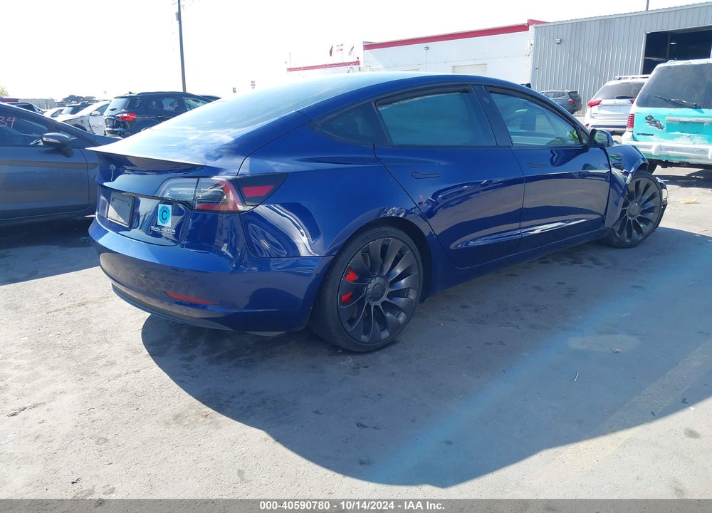 2021 TESLA MODEL 3 PERFORMANCE DUAL MOTOR ALL-WHEEL DRIVE VIN: 5YJ3E1EC1MF984872