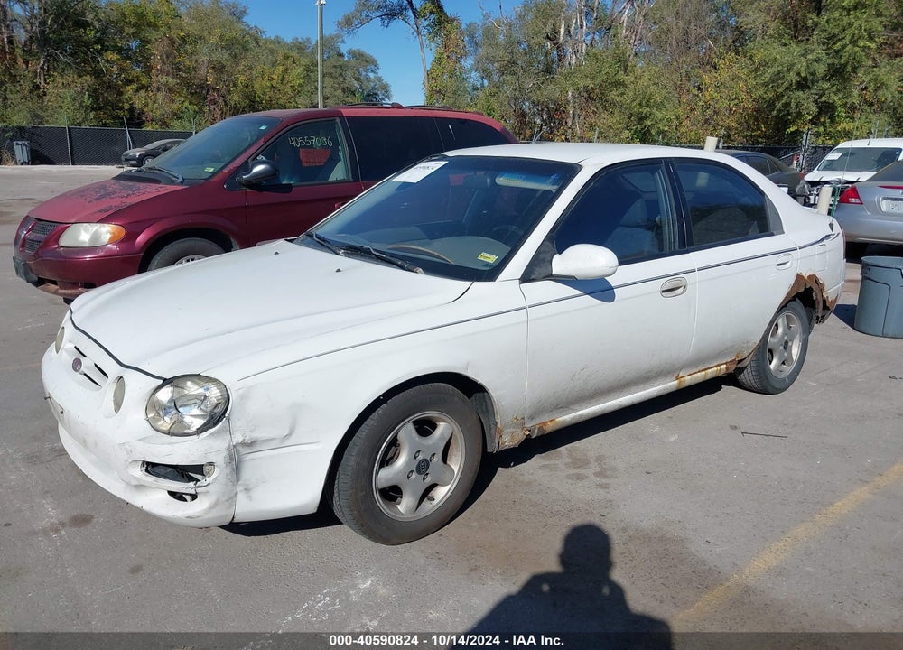 2001 KIA SPECTRA GS/GSX VIN: KNAFB161215014705