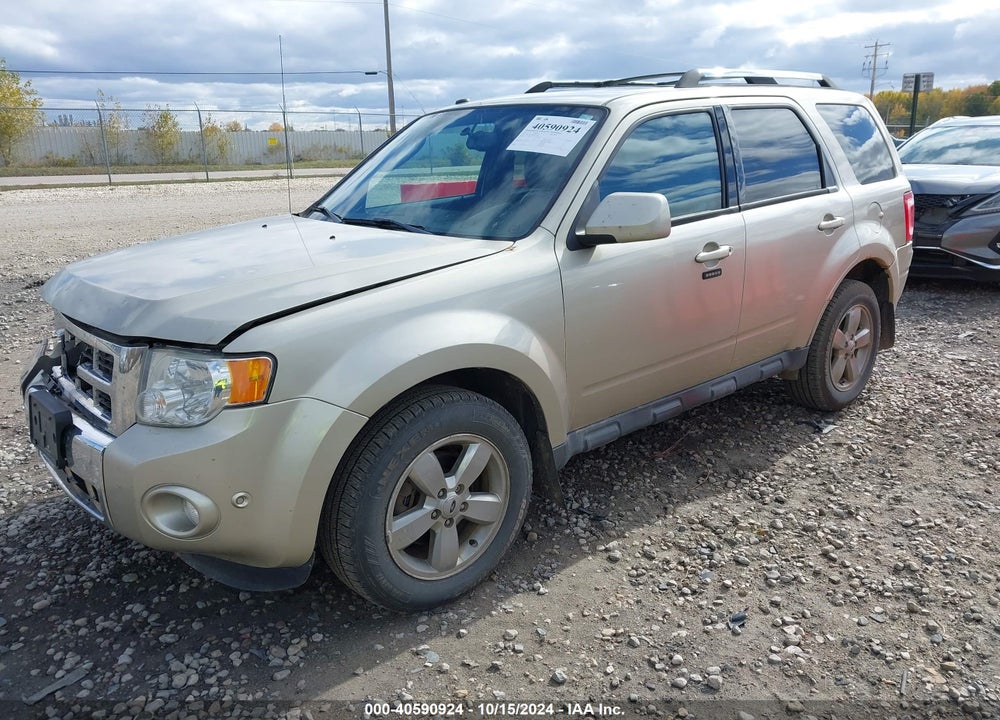 2012 FORD ESCAPE LIMITED VIN: 1FMCU9EG2CKC77300