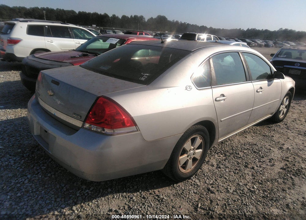 2007 CHEVROLET IMPALA LT VIN: 2G1WT58K779323863