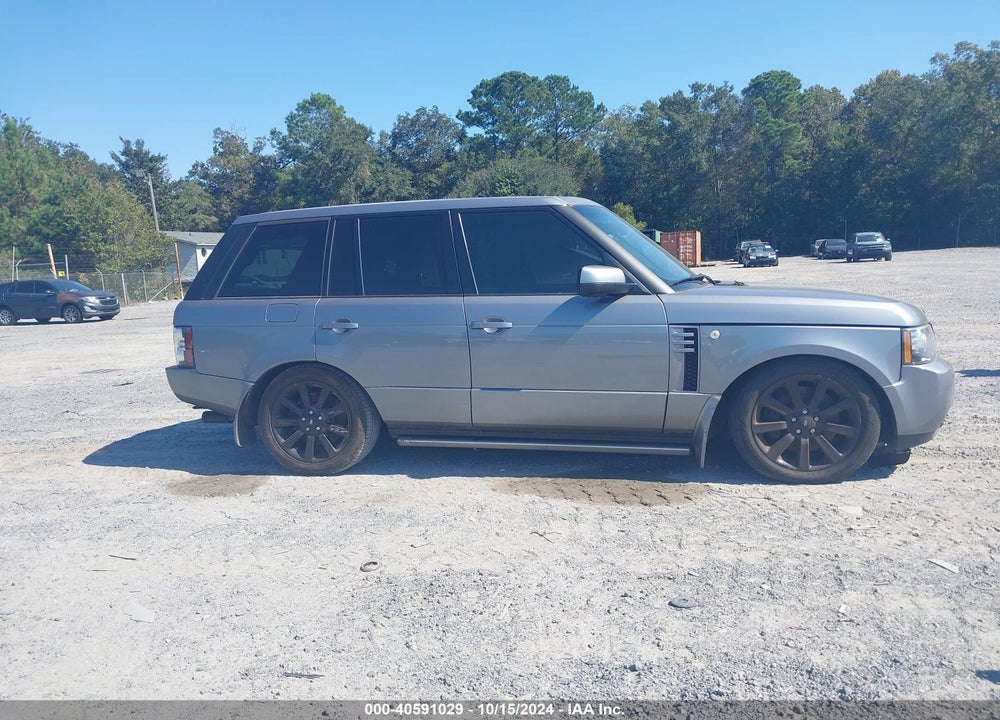 2012 LAND ROVER RANGE ROVER SUPERCHARGED VIN: SALMF1E42CA385201