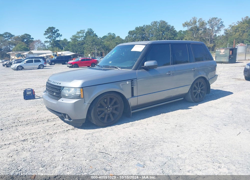 2012 LAND ROVER RANGE ROVER SUPERCHARGED VIN: SALMF1E42CA385201