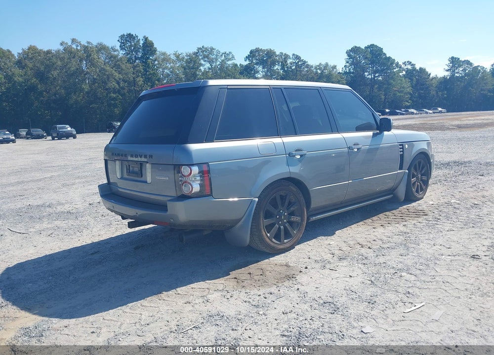 2012 LAND ROVER RANGE ROVER SUPERCHARGED VIN: SALMF1E42CA385201