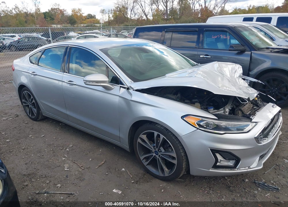 2019 FORD FUSION TITANIUM VIN: 3FA6P0K92KR184920