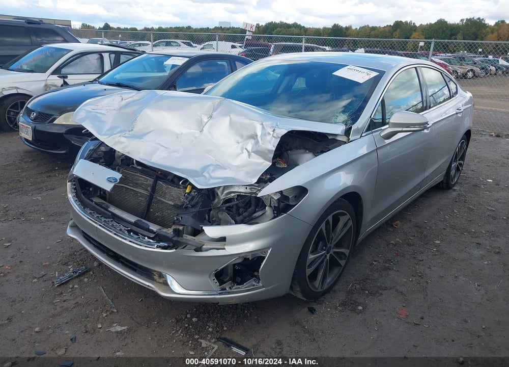 2019 FORD FUSION TITANIUM VIN: 3FA6P0K92KR184920