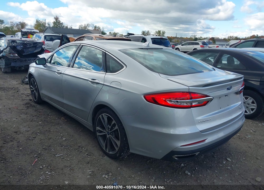 2019 FORD FUSION TITANIUM VIN: 3FA6P0K92KR184920