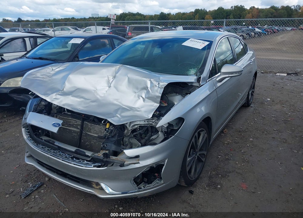 2019 FORD FUSION TITANIUM VIN: 3FA6P0K92KR184920