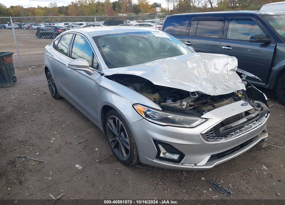 2019 FORD FUSION TITANIUM VIN: 3FA6P0K92KR184920