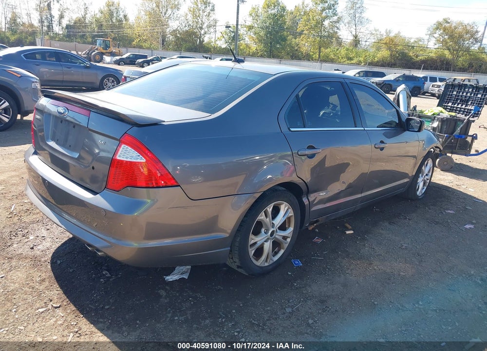 2012 FORD FUSION SE VIN: 3FAHP0HAXCR142894