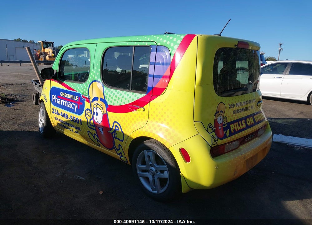 2009 NISSAN CUBE 1.8SL VIN: JN8AZ28R69T128137