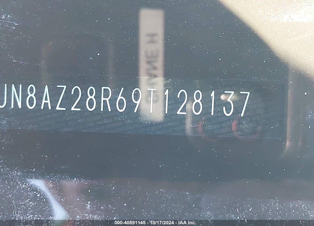 2009 NISSAN CUBE 1.8SL VIN: JN8AZ28R69T128137