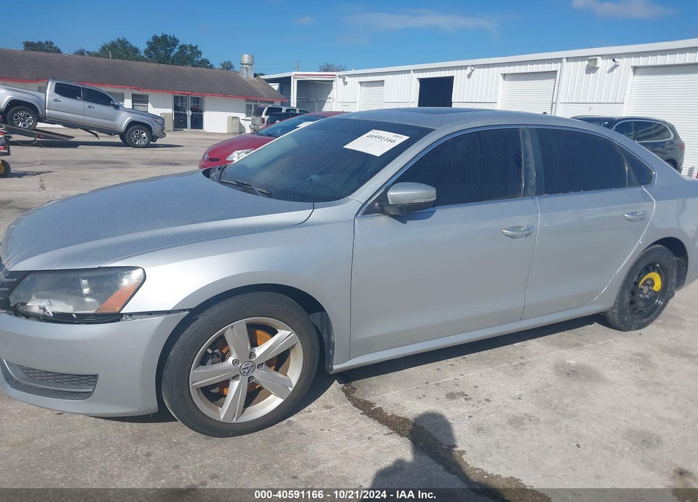 2013 VOLKSWAGEN PASSAT 2.0L TDI SE VIN: 1VWBN7A39DC127780